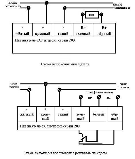 Схема подключения спектрон 601